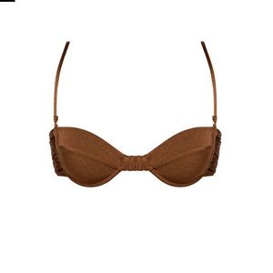 Rylee Balconette Bikini Top - Rum